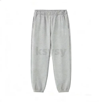 Grey cuffed pant