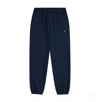 Navy cuffed pant
