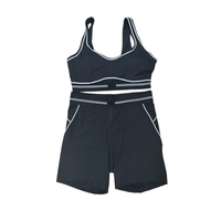 Black short set