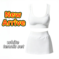 White tennis set