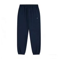Dark blue ankle banded pant