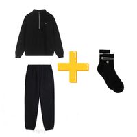 Black pullover banded pant set(3 item)