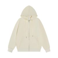Light yellow full zip hoodie