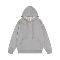 Grey full zip hoodie