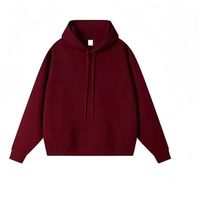 Burgundy hoodie