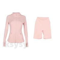 Pink jacket short set