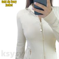 Ivory gold zip jacket