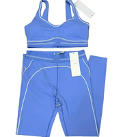 Blue bra pant set