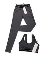 Dark grey bra pant set