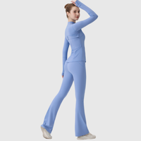 Flare legging jacket set 06