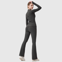 Flare legging jacket set 01