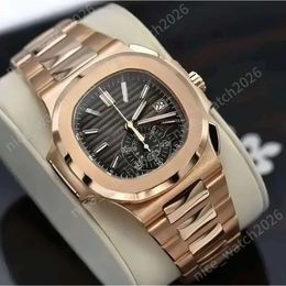 Watch 10A Patekedness Philipeity High Quality Deigner MenPatekedness Philipeity Writ Full Stainle Steel Face Watch Chronograph Automatic Moement AAA Clock Gifts