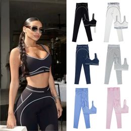 5A Women Yoga Set Heart Throb Bra Leggings Yoga women Sets Gym Short Sports Outfit Shaping Waist Fitness Jogging Sportswear Running Aloismly sets women clothes