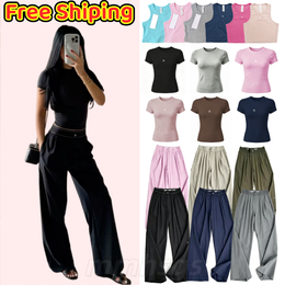 Yoga Legging Tank Breathable Tshirt 10A Hot Sport Daliy Wear Full Zip Top Cropped Hoodie High Quality Pant Workout Gym Tshirt Outdoors Bag Yoga Outfit Women Clothes